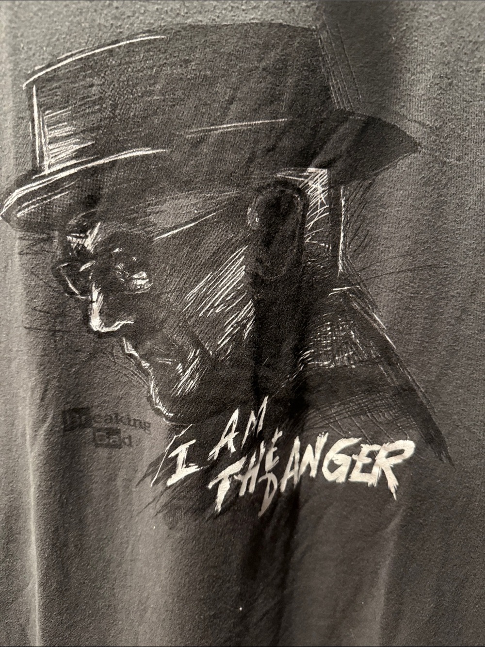 Breaking Bad Graphic Heisenberg I am The Danger T-shirt Size XL Short Sleeve